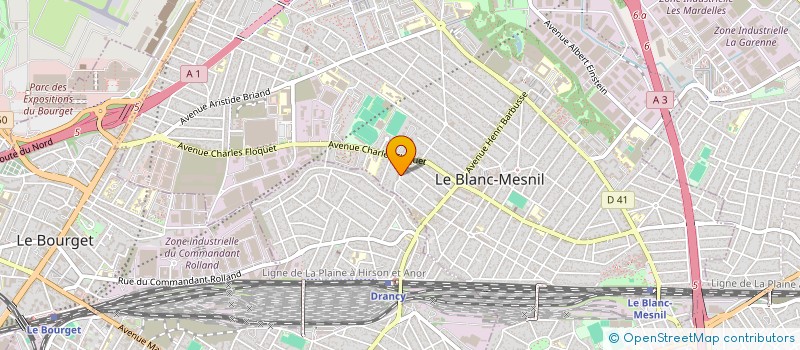 localisation de l'entreprise K.OTO à LE BLANC-MESNIL