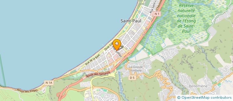 localisation de l'entreprise K-OUEST  SAINT-PAUL