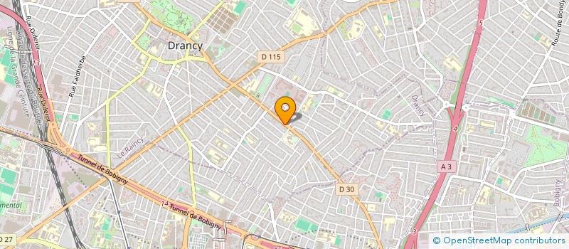 localisation de l'entreprise K.P.A SUPERMARCHE à DRANCY