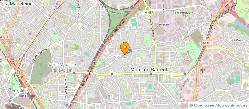 localisation de l'entreprise K.P.I. CONSULTING  MONS-EN-BARUL