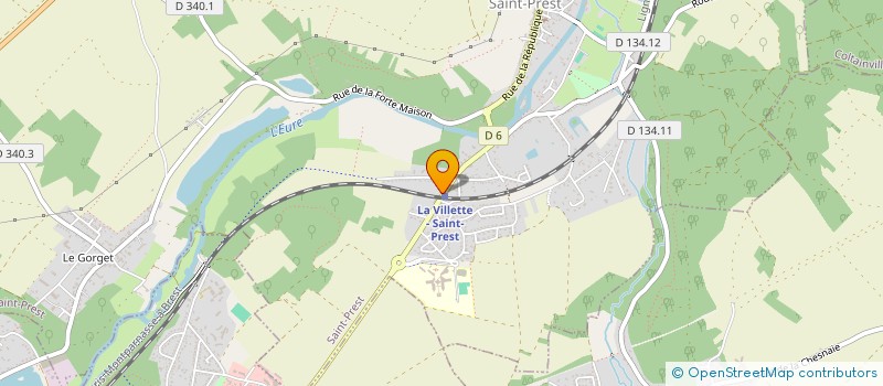 localisation de l'entreprise K.P. IMMO  SAINT-PREST