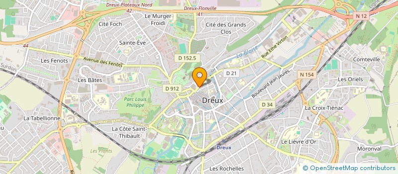localisation de l'entreprise K.P.R à DREUX