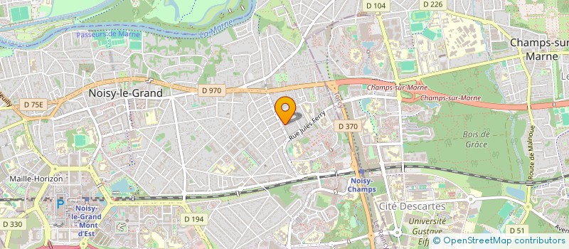 localisation de l'entreprise K P SERVICES à NOISY-LE-GRAND