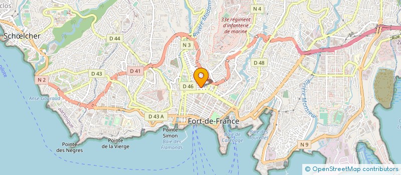 localisation de l'entreprise K'PAB PLUS  FORT-DE-FRANCE