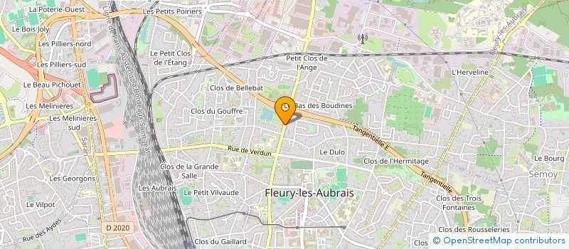 localisation de l'entreprise K PALETTES à FLEURY-LES-AUBRAIS