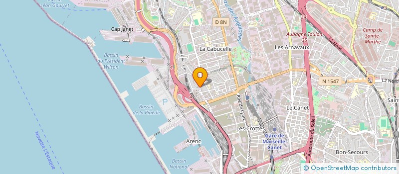 localisation de l'entreprise K PAR K RENOV à MARSEILLE