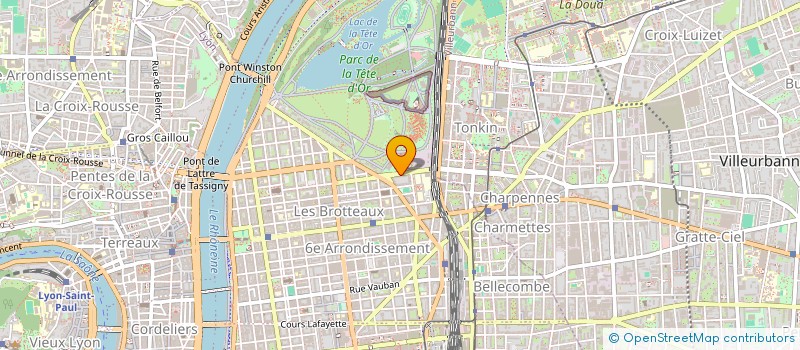 localisation de l'entreprise K PARTENAIRE à LYON