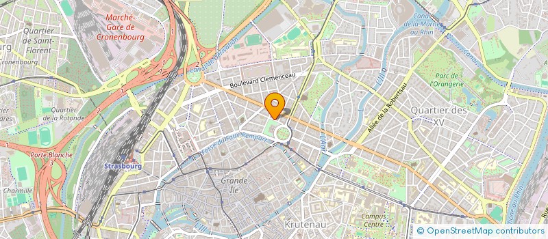 localisation de l'entreprise K & PARTNERS à STRASBOURG