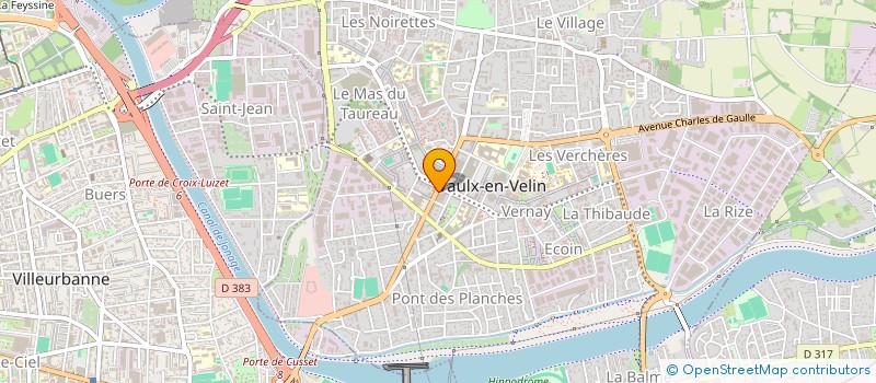 localisation de l'entreprise K PIECES AUTO  VAULX-EN-VELIN