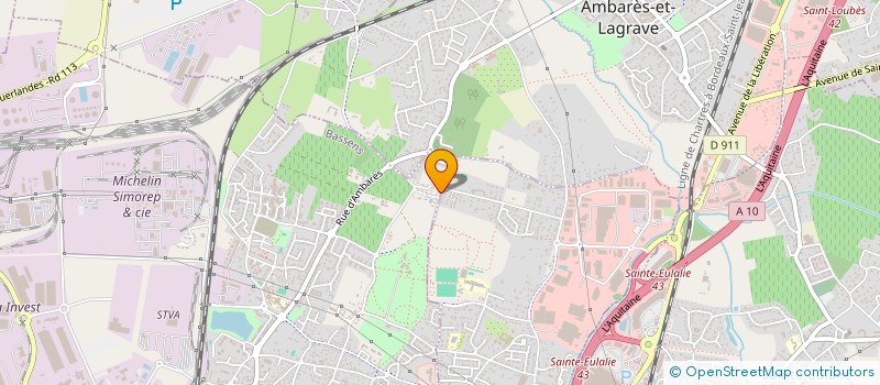 localisation de l'entreprise K'PISCINE  BASSENS