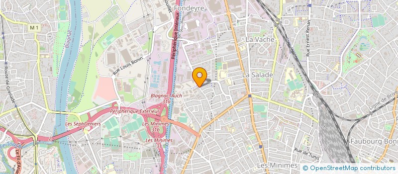 localisation de l'entreprise K PNEUS à TOULOUSE