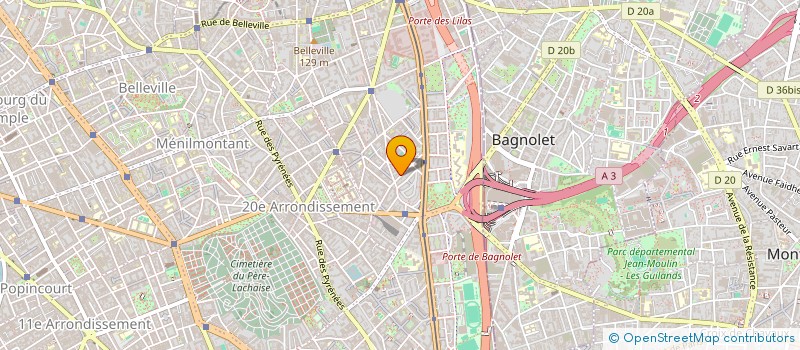 localisation de l'entreprise K. PRATHI  PARIS