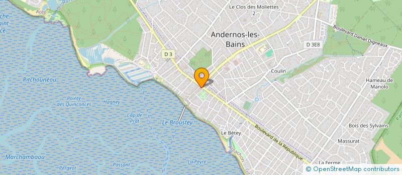 localisation de l'entreprise K'PRECIEUSE  ANDERNOS-LES-BAINS