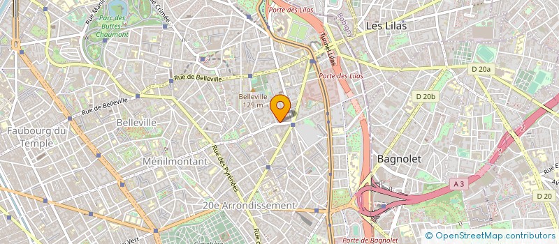 localisation de l'entreprise K - PRESTIGES VEHICULES  PARIS