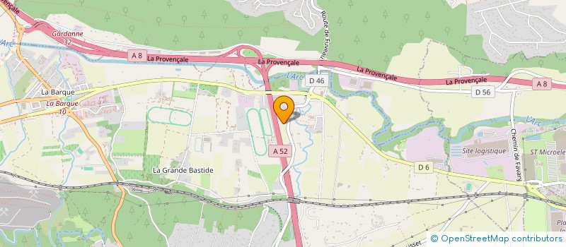 localisation de l'entreprise K.PREV'  FUVEAU