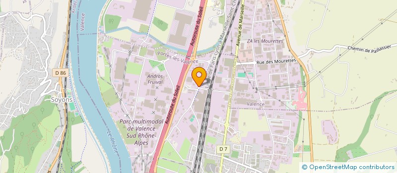 localisation de l'entreprise K PRIM à PORTES-LES-VALENCE