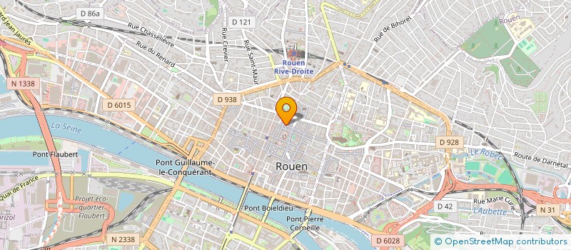 localisation de l'entreprise K PRISS à ROUEN