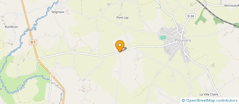 localisation de l'entreprise K PRO SERVICES  PLOUVARA