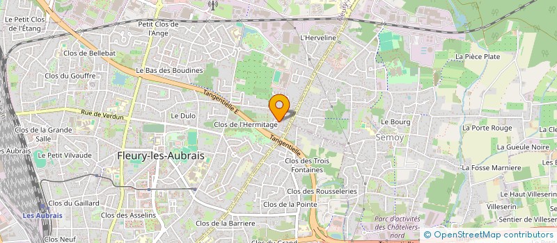 localisation de l'entreprise K PROMOTION à FLEURY-LES-AUBRAIS