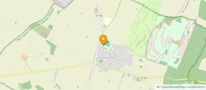 localisation de l'entreprise K'PTAIN FLO à CHEVANNES