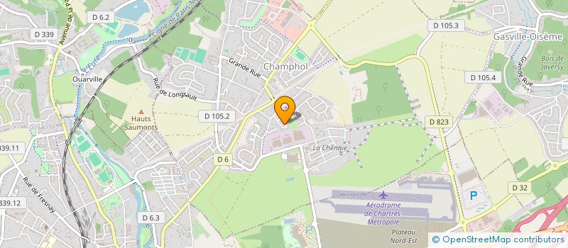localisation de l'entreprise K-PUSH à CHAMPHOL