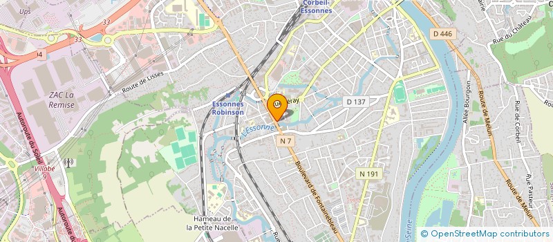 localisation de l'entreprise K&R  CORBEIL-ESSONNES