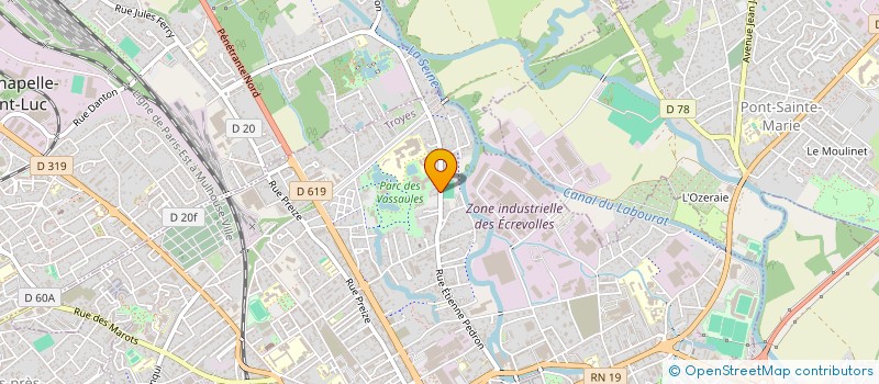 localisation de l'entreprise K.R AUTO  TROYES