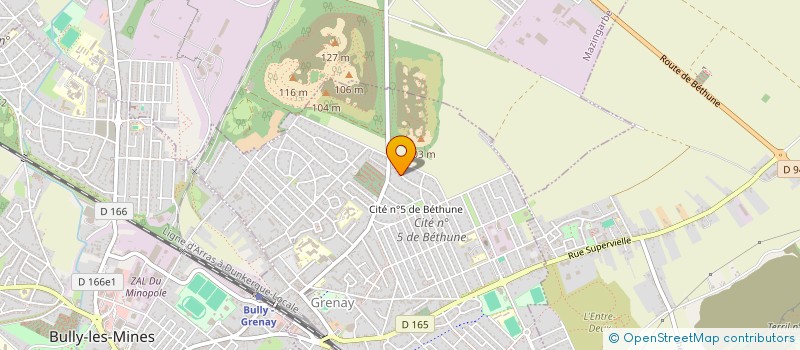 localisation de l'entreprise K.R.G. PLOMBERIE  GRENAY