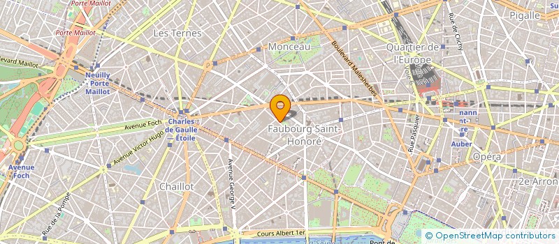 localisation de l'entreprise K.R.G. PRESTIGE  PARIS