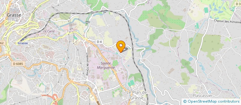 localisation de l'entreprise K.R IMMO  GRASSE