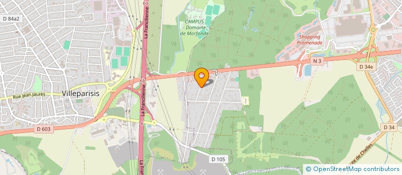 localisation de l'entreprise K.R.J. REALITE  CLAYE-SOUILLY