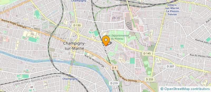 localisation de l'entreprise K&R RENOVATION à CHAMPIGNY-SUR-MARNE