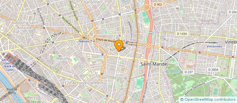 localisation de l'entreprise K.R.V SAS  PARIS