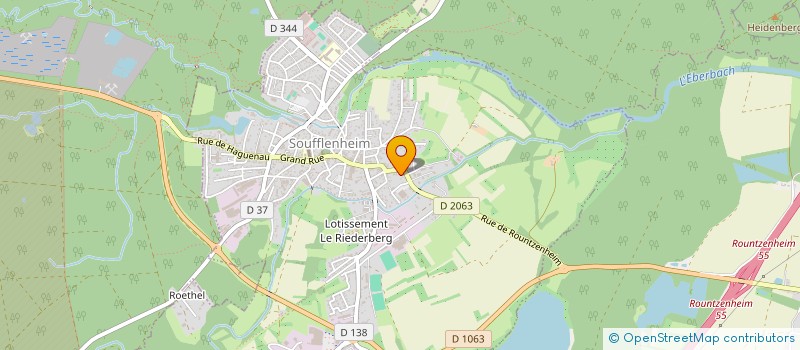 localisation de l'entreprise K RACING  SOUFFLENHEIM