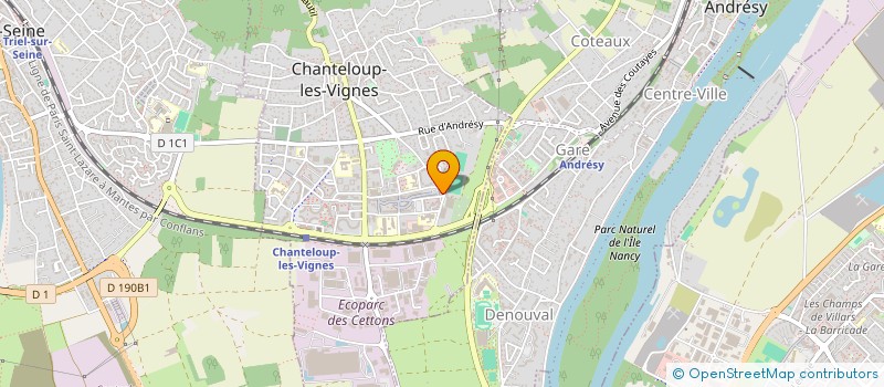 localisation de l'entreprise K RAMA à CHANTELOUP-LES-VIGNES
