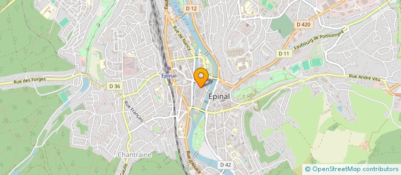 localisation de l'entreprise K.RARE à EPINAL