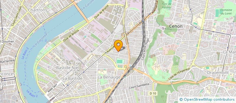 localisation de l'entreprise K-RE ARCHITECTURE ET DESIGN  BORDEAUX