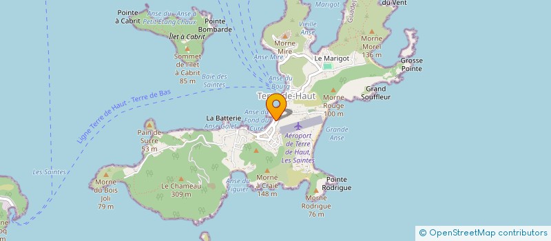 localisation de l'entreprise K-RE BLANC à TERRE-DE-HAUT