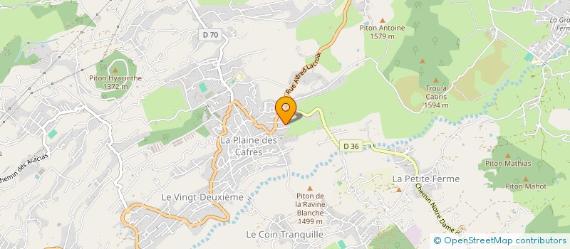 localisation de l'entreprise K RENOV 974  LE TAMPON