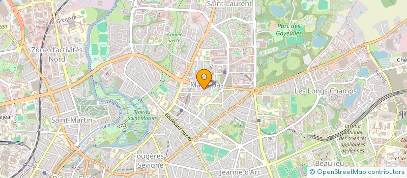 localisation de l'entreprise K'RIBEANDREAM  RENNES