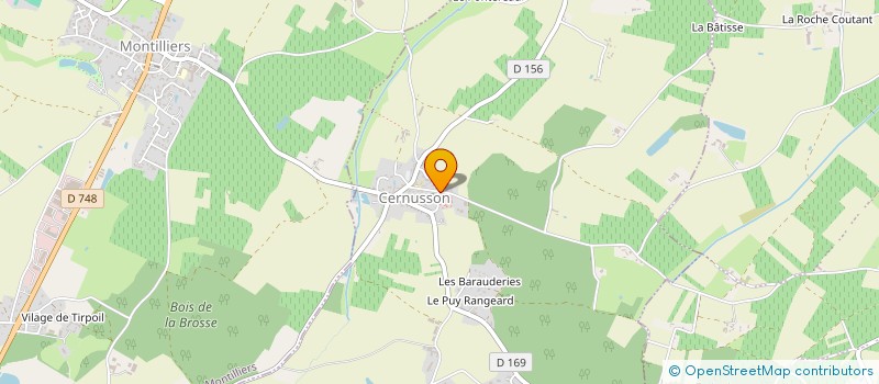 localisation de l'entreprise K'RIONS  CERNUSSON