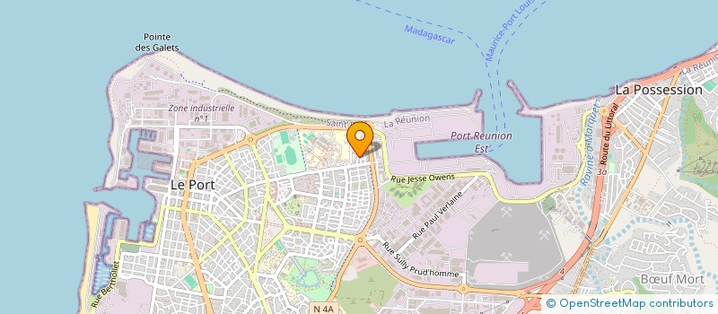 localisation de l'entreprise K'RIZ à LA POSSESSION