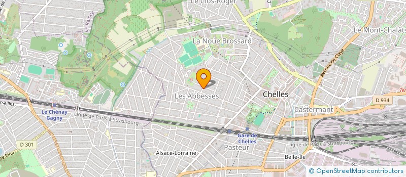 localisation de l'entreprise K'RNO à CHELLES