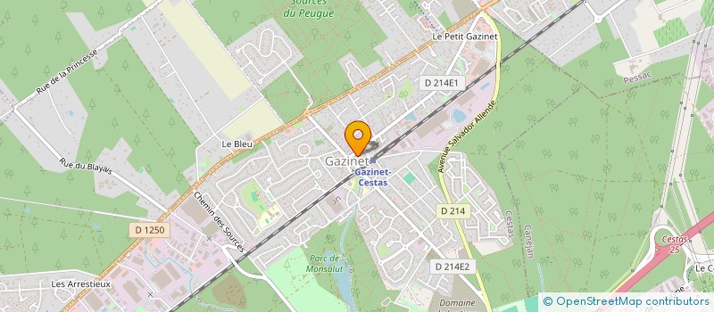 localisation de l'entreprise K. RO CERAM à CESTAS