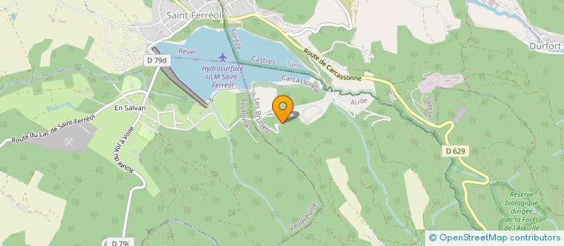 localisation de l'entreprise K'RO SUR PLACE  LES BRUNELS