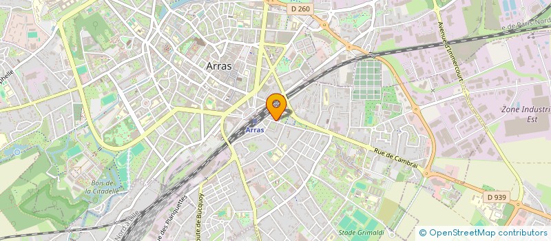 localisation de l'entreprise K'ROCK MUSIK à ARRAS