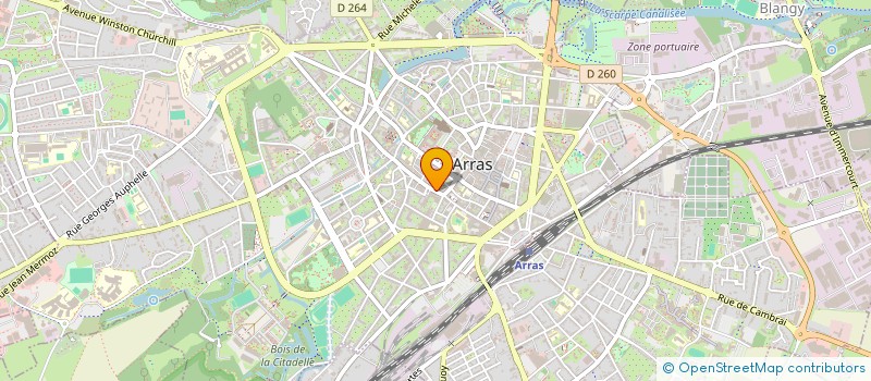 localisation de l'entreprise K.ROLL à ARRAS