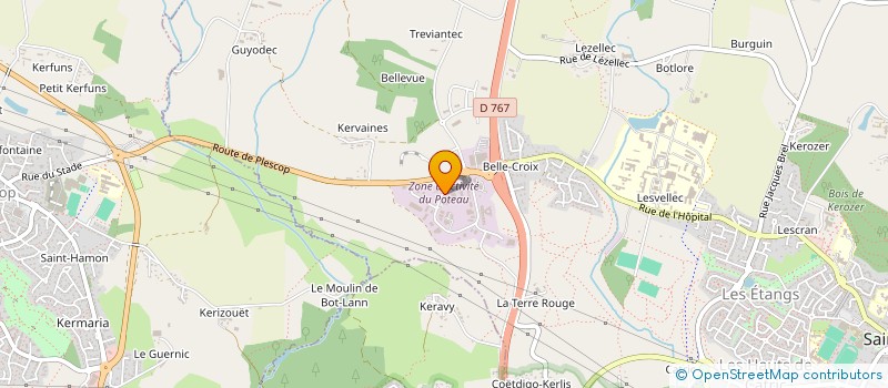 localisation de l'entreprise K ROUGE à SAINT-AVE