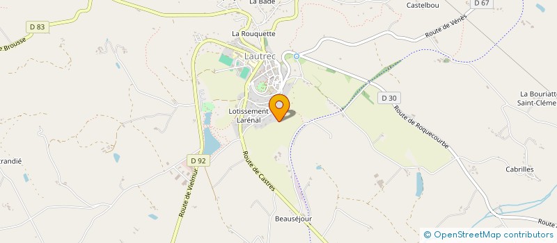 localisation de l'entreprise K'RREIRA à LAUTREC