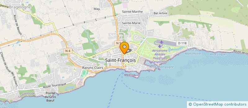 localisation de l'entreprise K'RUK SERVICES PLUS à SAINT-FRANCOIS